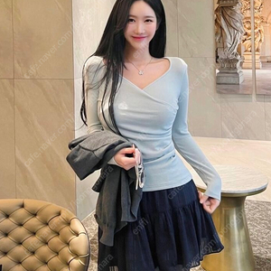 이부베(요니아) Dia Neck Wrap T 다이아 넥랩티 새상품
