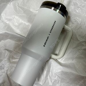 스타벅스 SS 화이트 스탠리 켄처 텀블러 1183ml