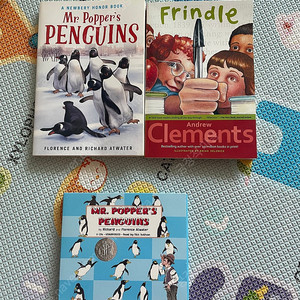 MR. popper's penguins 페이퍼백+CD(파퍼씨의 펭귄들), Frindle(페이퍼백, CD 없음)