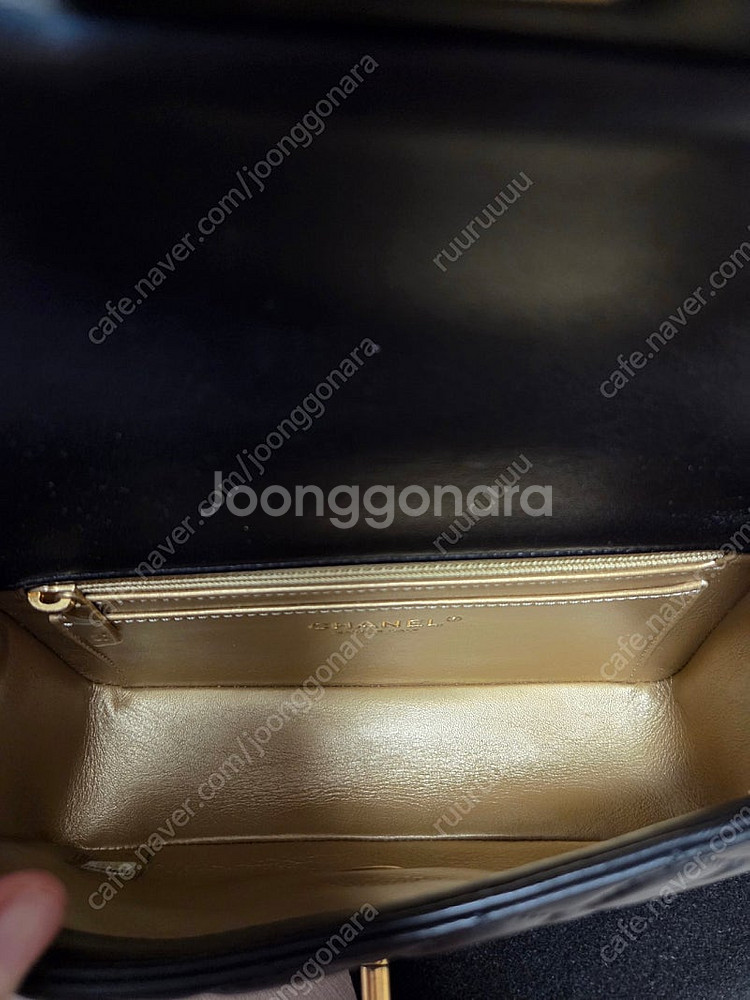 샤넬 골드볼뉴미니 블랙 디피급--7