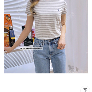 폴로랄프로렌 폴로 스트라이프 반팔 티셔츠