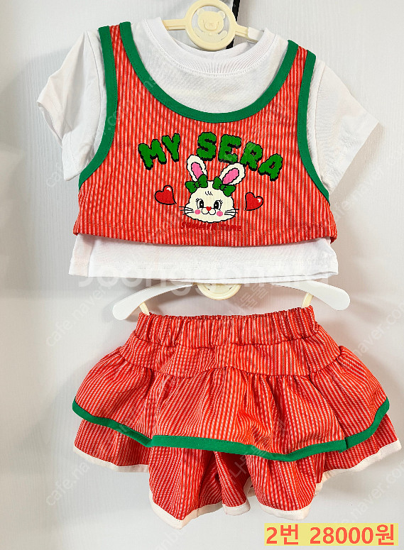 남대문 세라키즈 5호=100사이즈 새상품 팝니다 여아 상하복--3