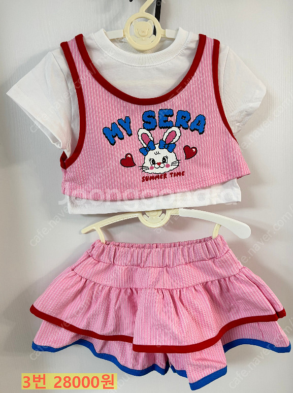 남대문 세라키즈 5호=100사이즈 새상품 팝니다 여아 상하복--4