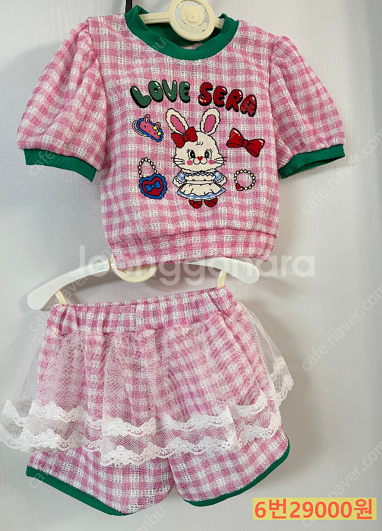 남대문 세라키즈 5호=100사이즈 새상품 팝니다 여아 상하복--7