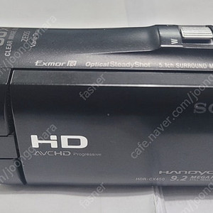 소니 디지탈캠코더 cx450. 상태 매우좋은 것 팝니다.