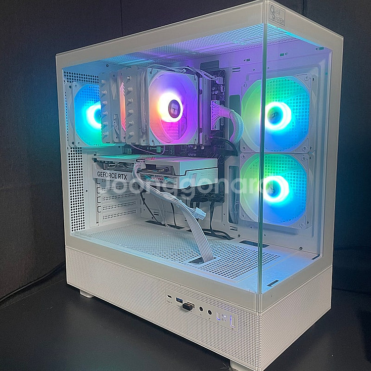 7500f 4060 화이트셋 컴퓨터--1