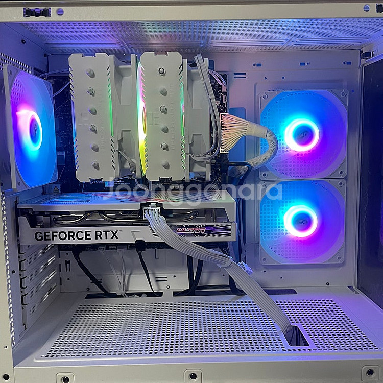 7500f 4060 화이트셋 컴퓨터--2