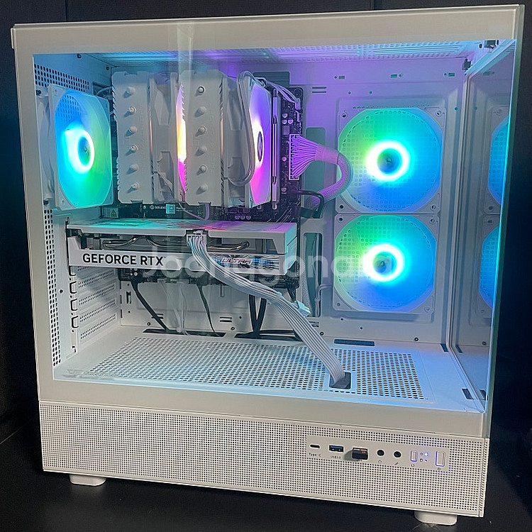 7500f 4060 화이트셋 컴퓨터--3