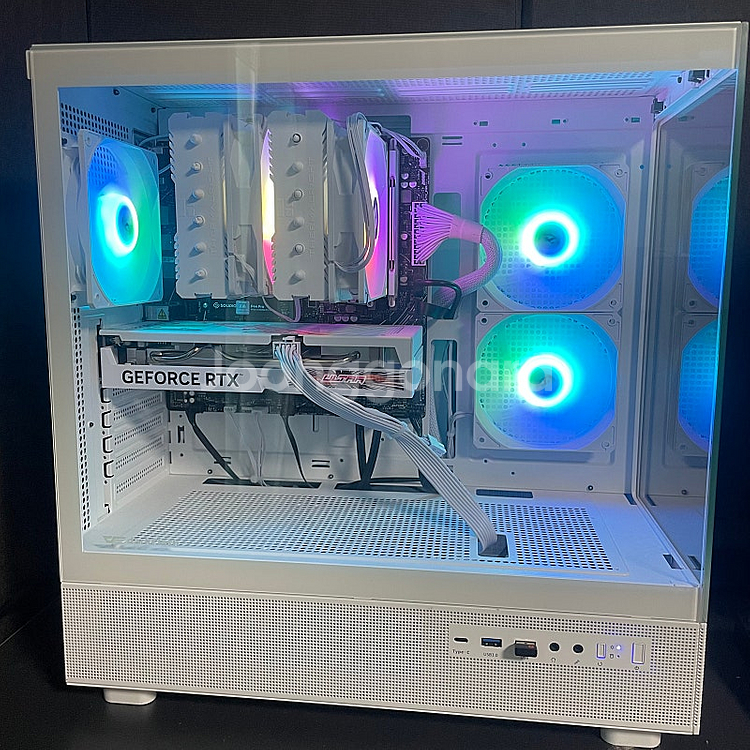 7500f 4060 화이트셋 컴퓨터--4