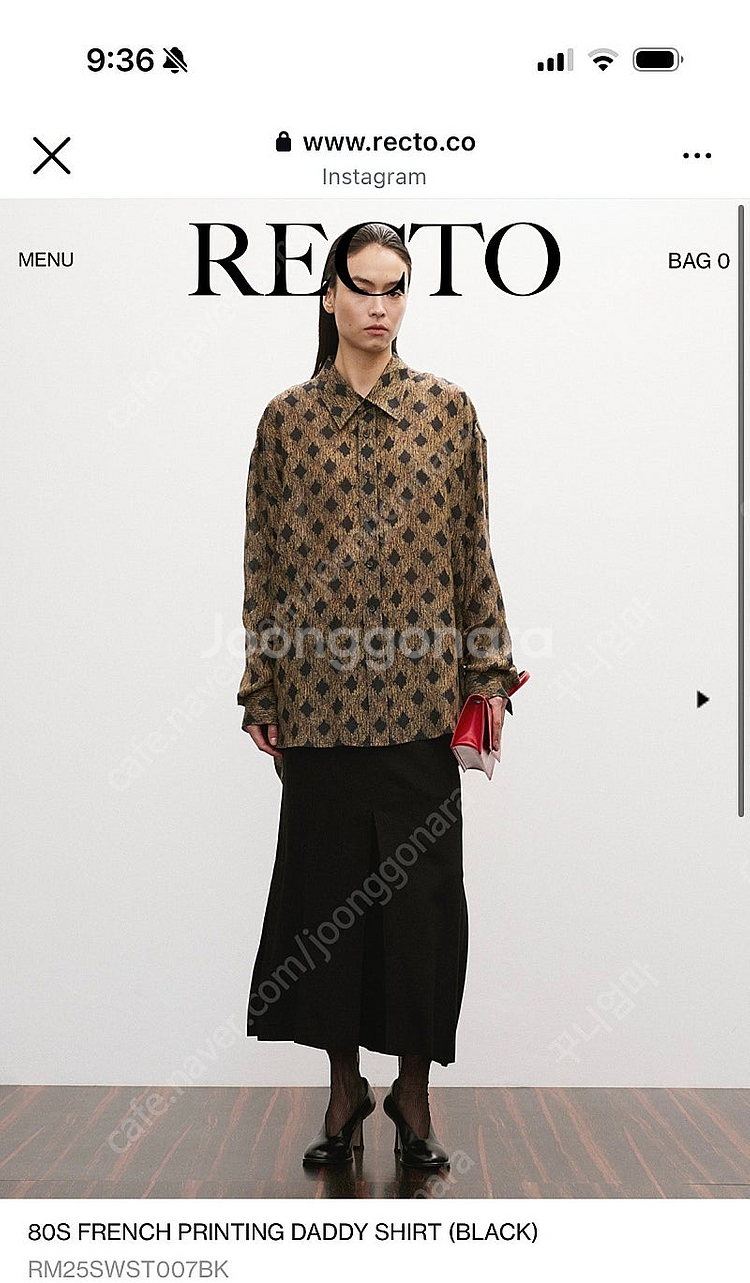 렉토 프렌치셔츠 recto--2