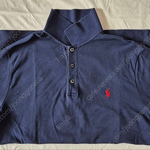 폴로/ 커스텀 슬림핏 스트레치 메시 반팔폴로티 / 네이비 (매장정품) / M