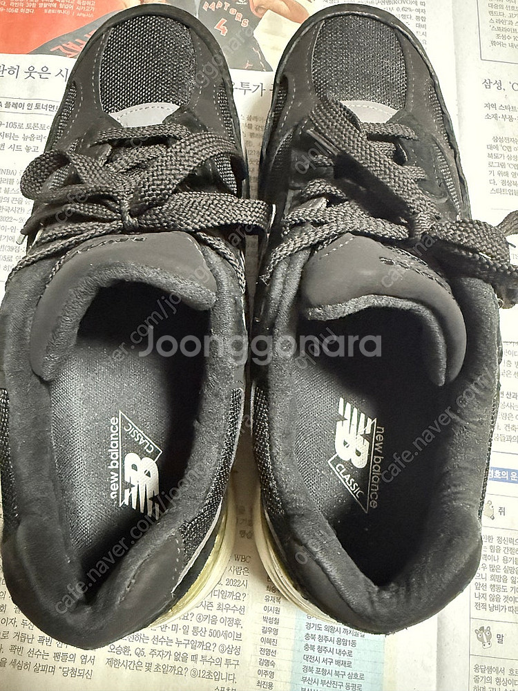 뉴발란스 992 BL(블랙) 255--7