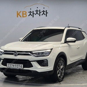 쌍용 뷰티풀코란도 중고 흰색 2019년식 2WD 디젤 1.6 딜라이트 플러스 중고차 할부가능