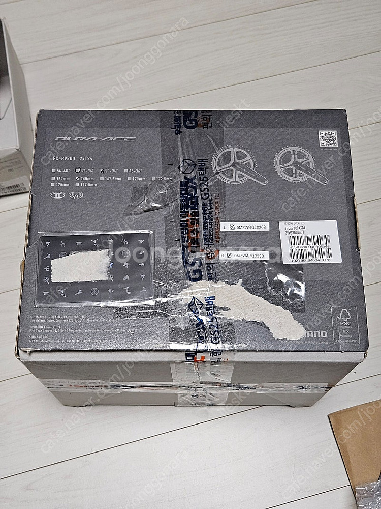 듀라 9200 52-36 미드컴팩, 170 mm 크랭크--1