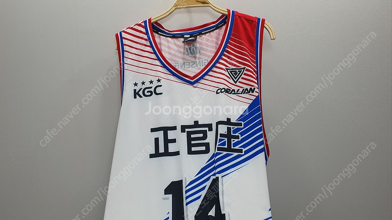 (스펠맨 선수실착) 안양 정관장 KGC 유니폼, 트레이...--3