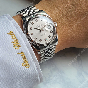 [정품] 롤렉스 데이저스트 36 실버 10P 다이아몬드 쥬빌리 히든 116234 (Rolex Datejust 36 Silver 10P Jubilee Bracelet)