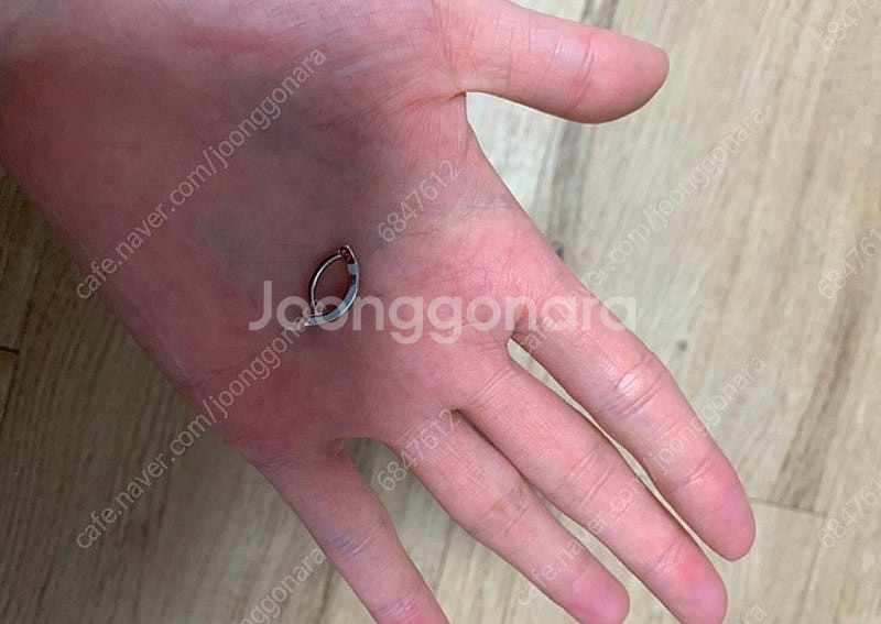 배꼽피어싱 써지컬스틸 원터치 피어싱 바나나바벨 벨리피어...--3
