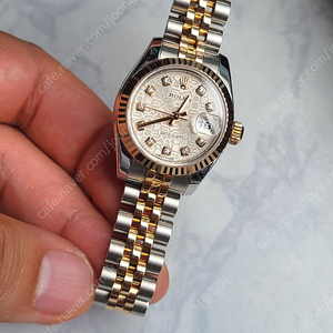 [정품] 롤렉스 여성용 데이저스트 로즈골드 10P 다이아몬드 179171 (Rolex Datejust Rose Gold Pink 10P Diamonds)
