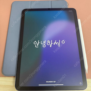 배터리99 아이패드 에어5 256기가 와이파이 퍼플+애플펜슬2
