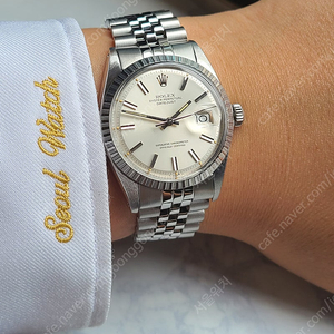 [정품] 롤렉스 데이저스트 36 실버 다이얼 엔진턴드베젤 빈티지 (Rolex Datejust Silver Engined Turned Vintage)