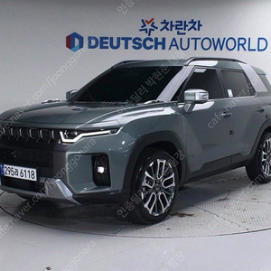 토레스 중고 구매 회색 2025년식 22,510km 1.5 GDI-T 2WD T7 중고차 할부가능