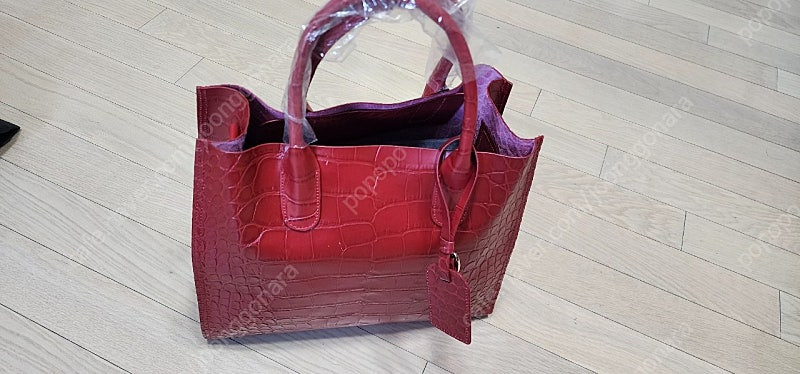 여성가방 악어패턴 소가죽가방--1