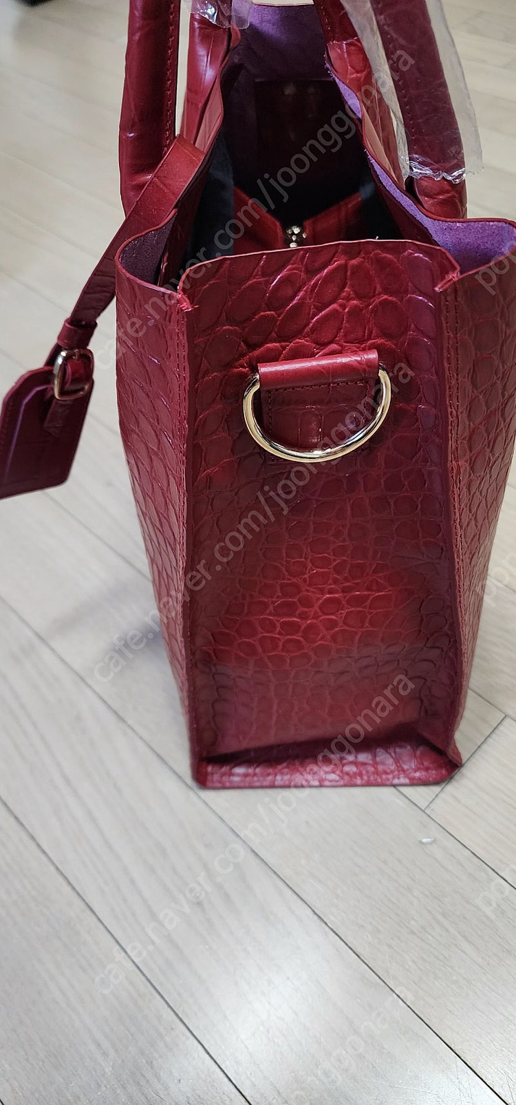 여성가방 악어패턴 소가죽가방--2