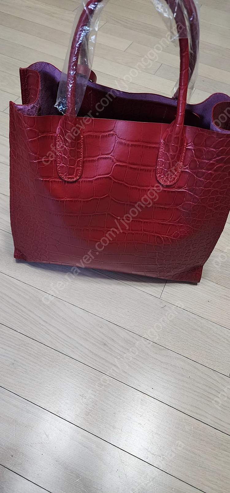 여성가방 악어패턴 소가죽가방--3