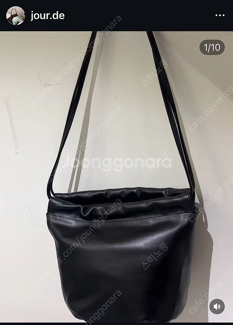 주르드 펌킨백 블랙 새제품--0