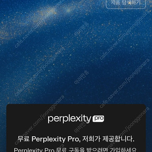퍼플렉시티 Perplexity pro 리딤 코드 12개월