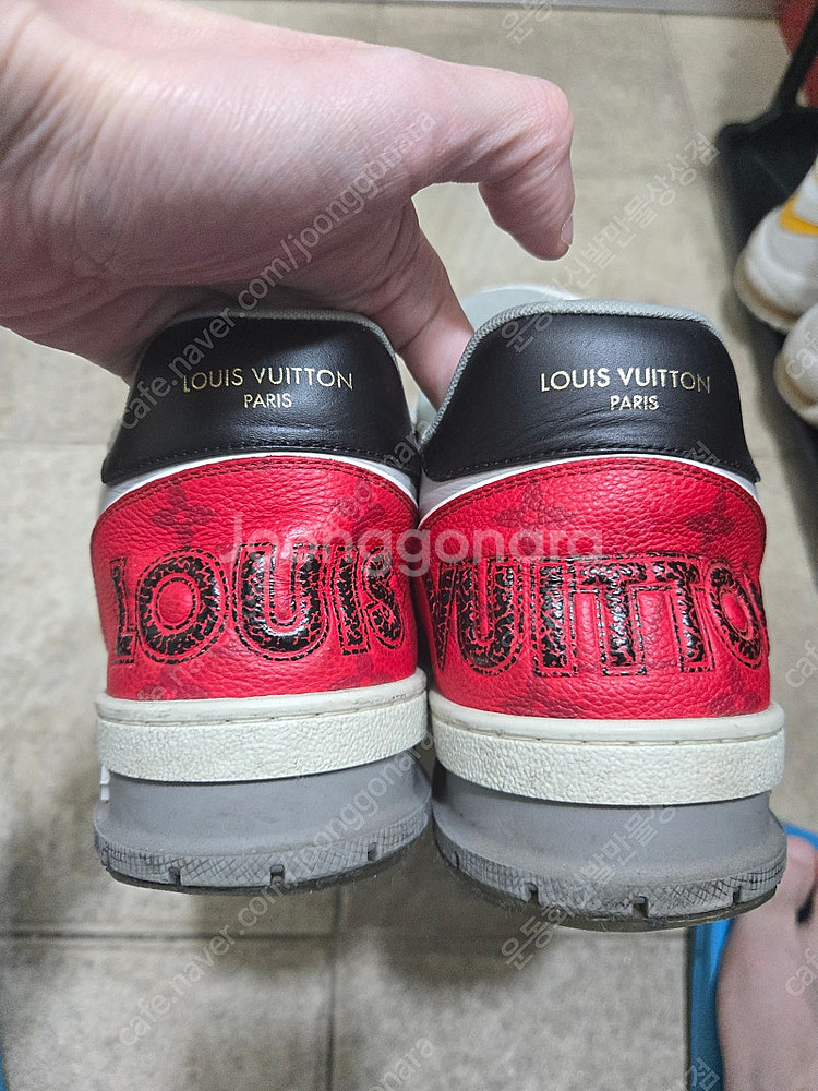 LOUIS VUITTON 루이비통 벨크로 트레이너 스니...--5