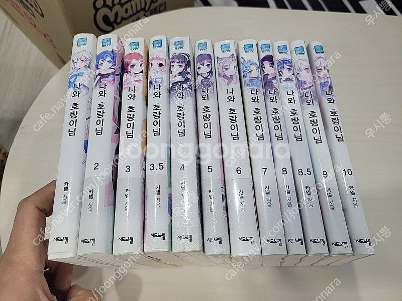 라노벨 나와 호랑이님 1-10,3.5,8.5 포함 택포...--0