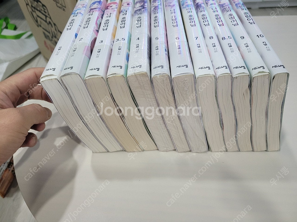 라노벨 나와 호랑이님 1-10,3.5,8.5 포함 택포...--1
