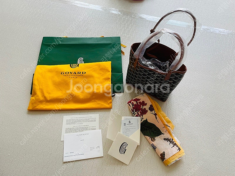 고야드 미니앙주 백화점정품 새상품 매장에서 컬러교환가능--0