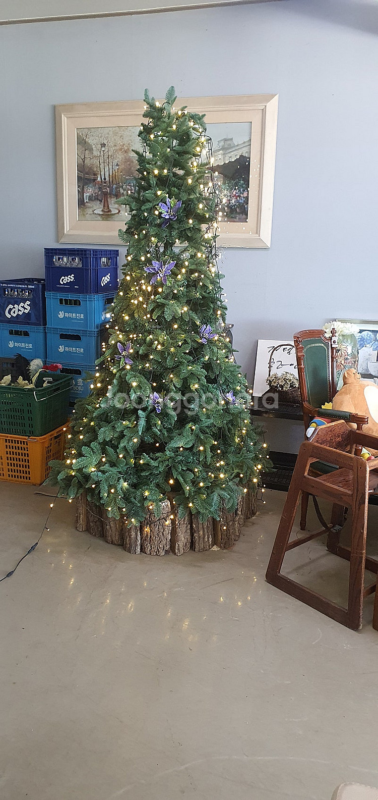 대형트리와전구셋트--0