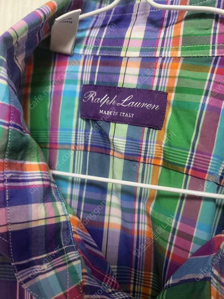 랄프로렌 퍼플라벨 / 체크셔츠 /  16.5(105-110 사이즈) 이미지