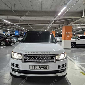 랜드로버 중고 레인지로버 중고차 흰색 2015년식 4.4 SDV8 VOGUE SE 디젤 개인사업자 차량구매