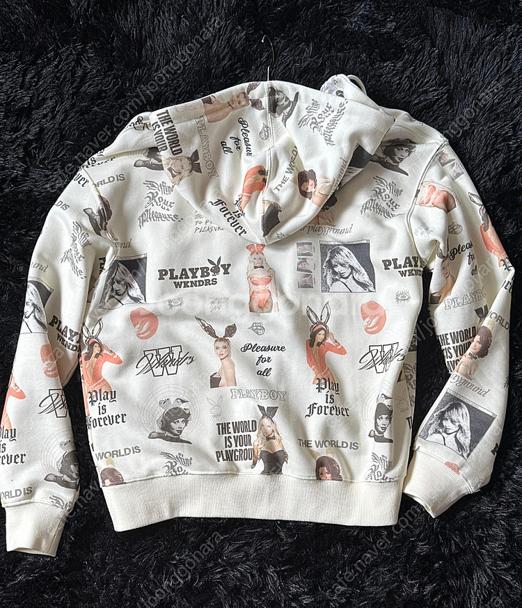 위캔더스X플레이보이 후드집업 L size--1