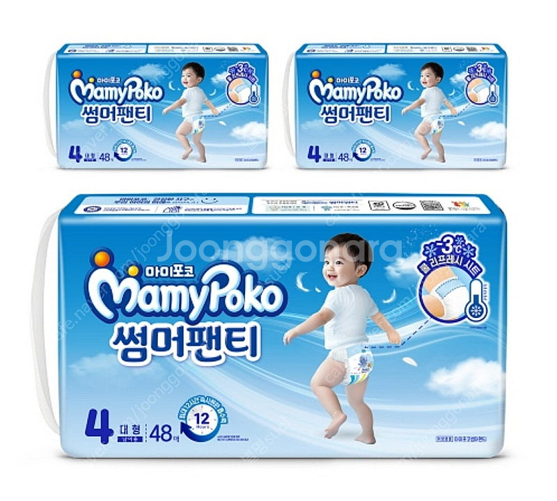 마미포코 썸머팬티 3팩 무료배송--0