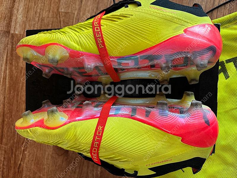 아디다스 프레데터 엘리트 FT FG 축구화, 형광 노랑...--3