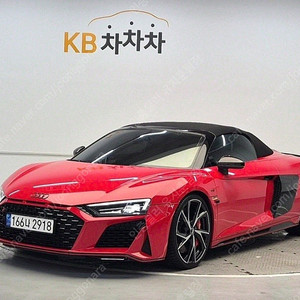 아우디 R8 중고 R8 중고차 빨간색 2021년식 24,100km 5.2 V10 퍼포먼스 스파이더 수원중고차