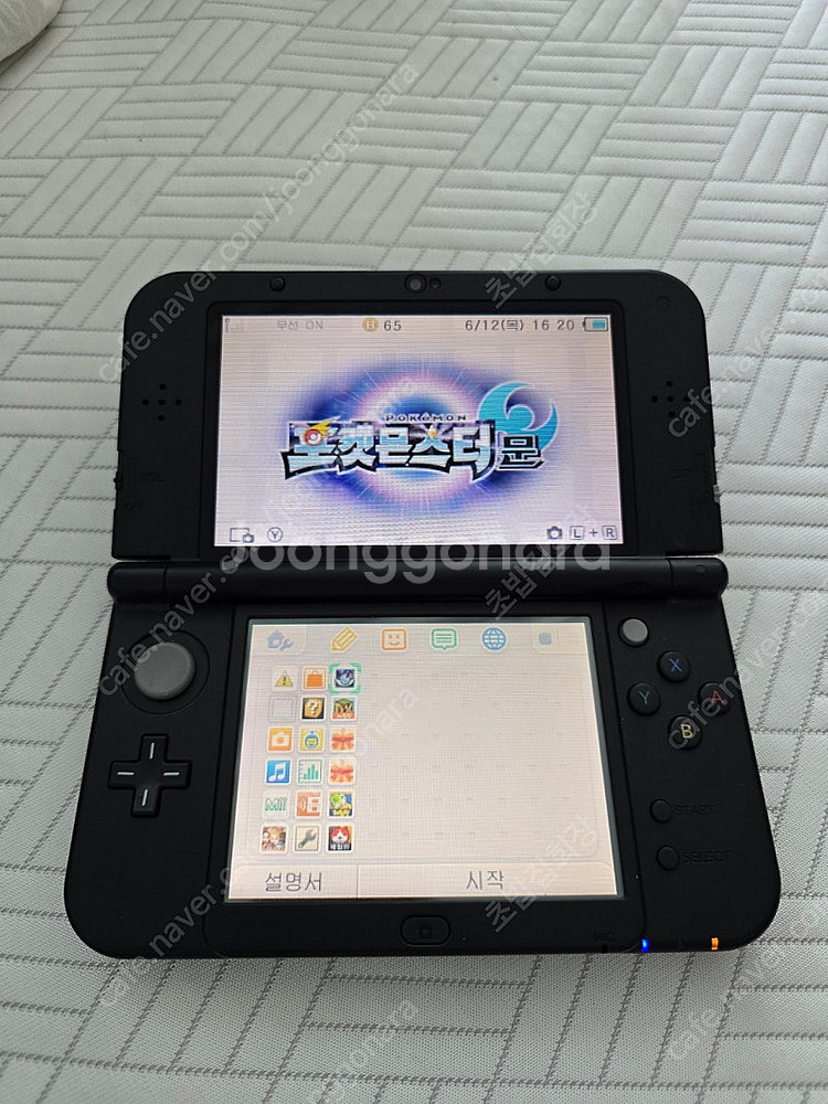 닌텐도 3DS 썬문에디션 + PT기라티나 알칩--3