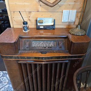 Philco 진공관 라디오 대형 캐비닛 스피커