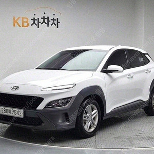 중고차 현대 코나 더뉴코나 중고 흰색 2021년식 가솔린 1.6 터보 4WD 모던 중고자동차