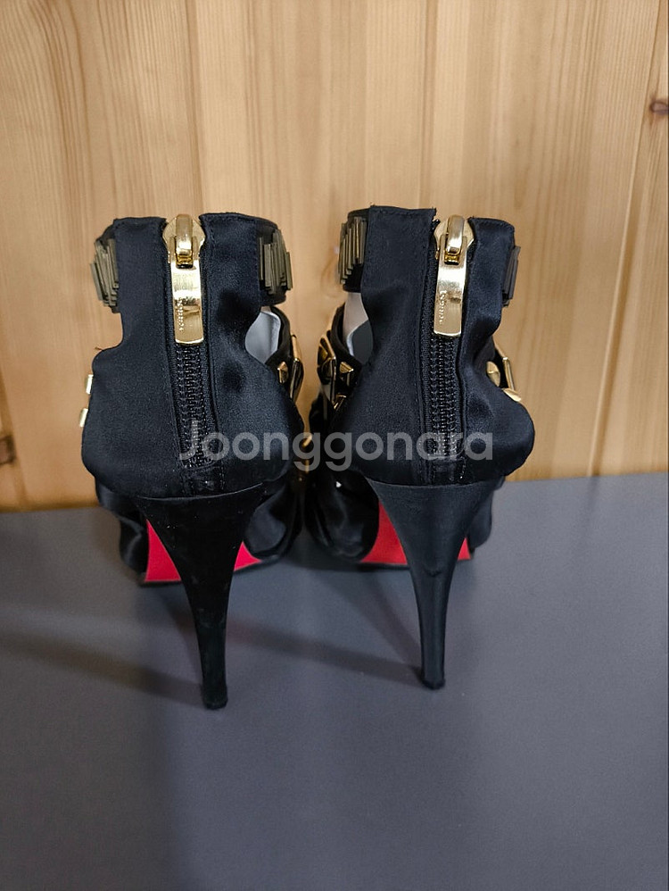 230mm 슈콤마보니 비즈 스터드 구두 힐--4