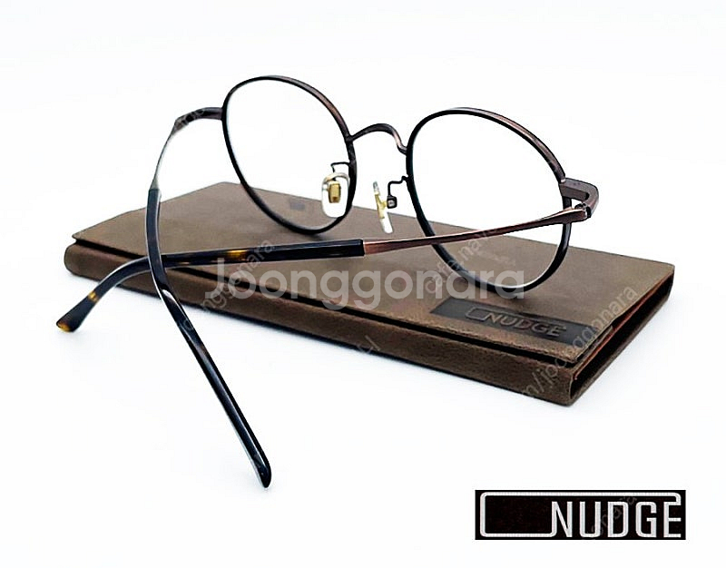 넛지 NUDGE 베타티타늄 브라운 블랙 남자 여자 안경...--4