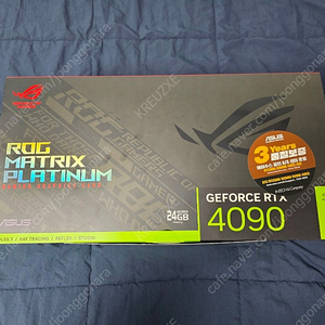 ASUS ROG MATRIX 4090 Platinum (4090 매트릭스 플래티넘) 판매합니다