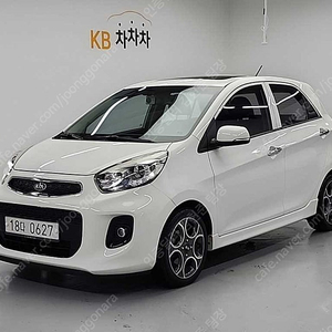 모닝 중고 모닝 더 뉴 모닝 중고차 흰색 2016년식 68,762km 럭셔리 수원중고차