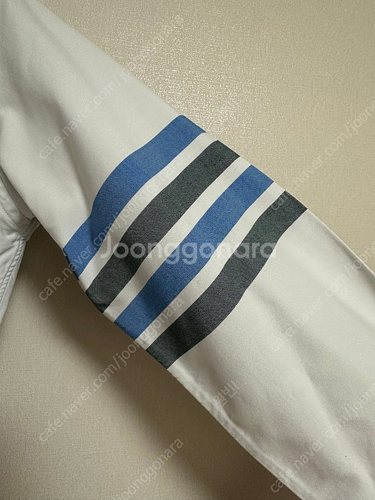 정품 톰브라운 사선완장 하늘색 셔츠 2 size--3