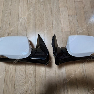 맥스크루즈/올뉴싼타페DM 흰색 사이드미러 운조 14핀